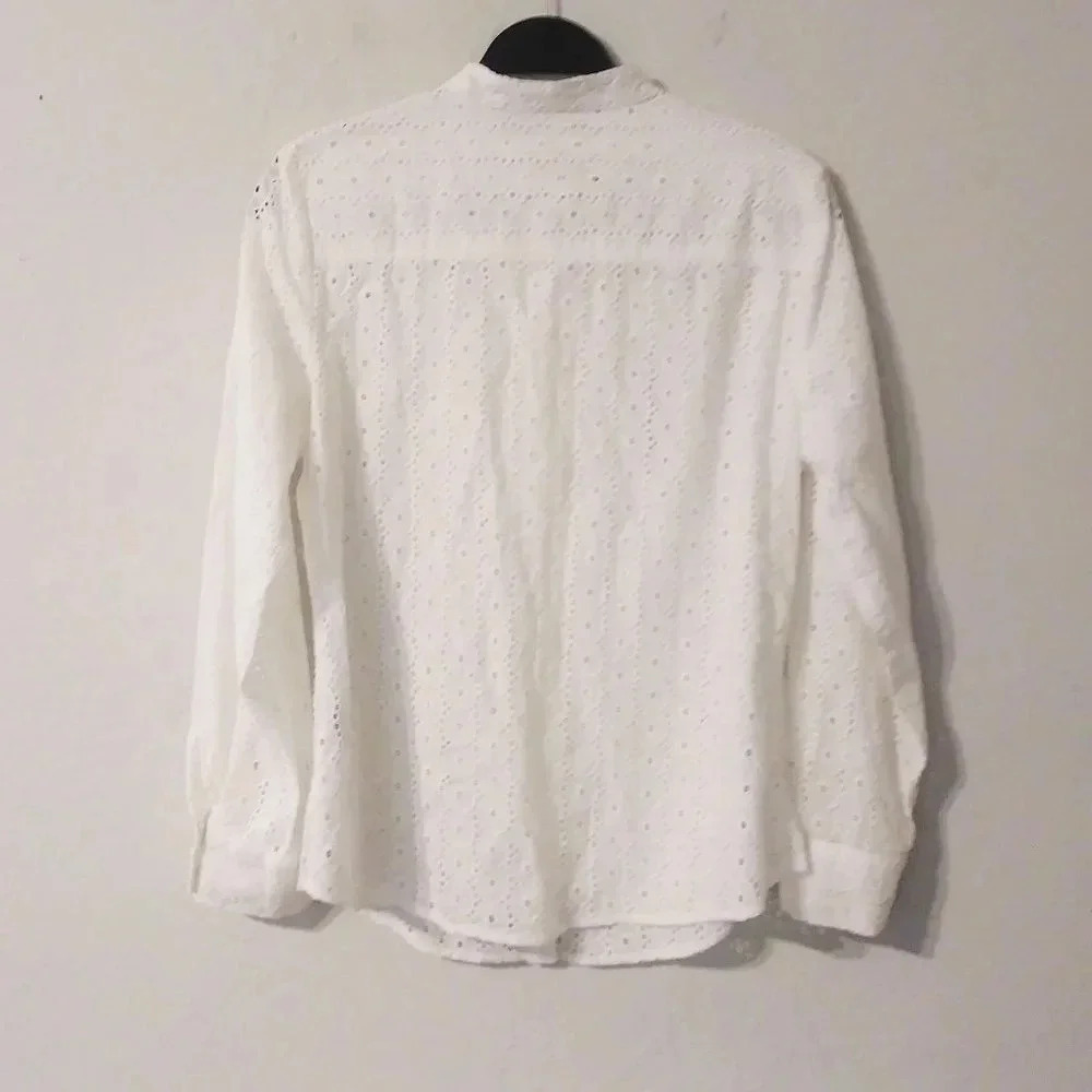 Ruby Rd. Eyelet‎ Ruffle Top - Picture 5 of 5